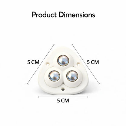 Move Sofas, Fridges & Almirahs Effortlessly - Heavy Duty 360° Rotating Furniture Mover Wheels