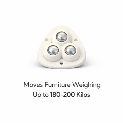 Move Sofas, Fridges & Almirahs Effortlessly - Heavy Duty 360° Rotating Furniture Mover Wheels