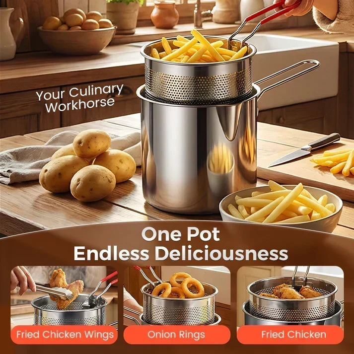 Stainless Steel Multifuntional Fryer