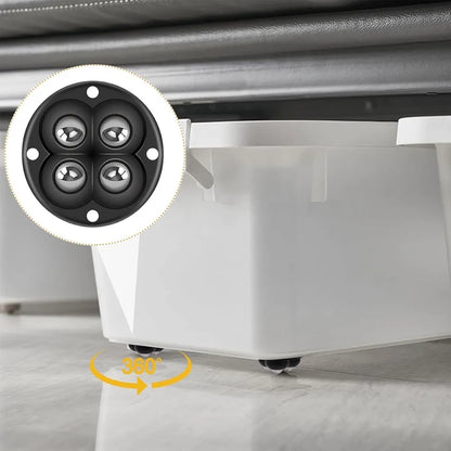Move Heavy Sofas, Fridges & Almirahs Effortlessly - SmoothRoll 360° Stick-On Furniture 4 STEEL BALLS Wheels