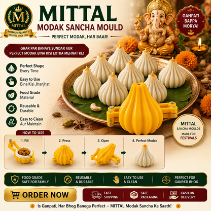 Festive Sancha Set by MITTAL : Make Traditional Sweets and Snacks Easy!