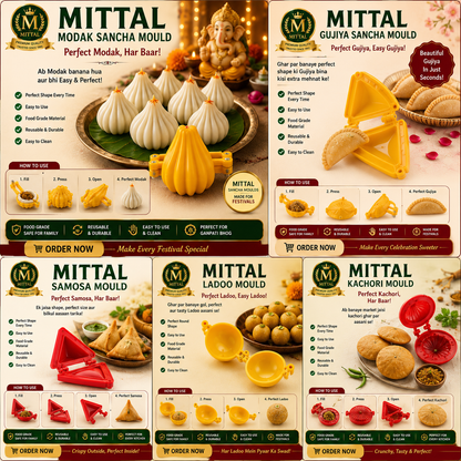 Festive Sancha Set by MITTAL : Make Traditional Sweets and Snacks Easy!