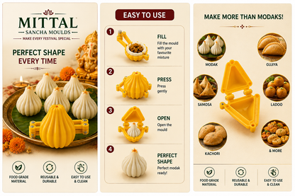 Festive Sancha Set by MITTAL : Make Traditional Sweets and Snacks Easy!