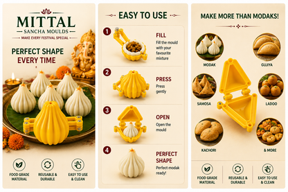 Festive Sancha Set by MITTAL : Make Traditional Sweets and Snacks Easy!