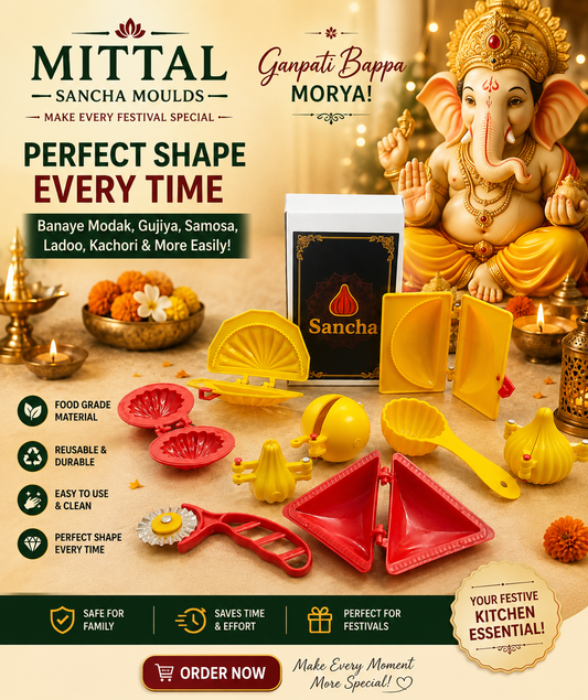 Festive Sancha Set by MITTAL : Make Traditional Sweets and Snacks Easy!