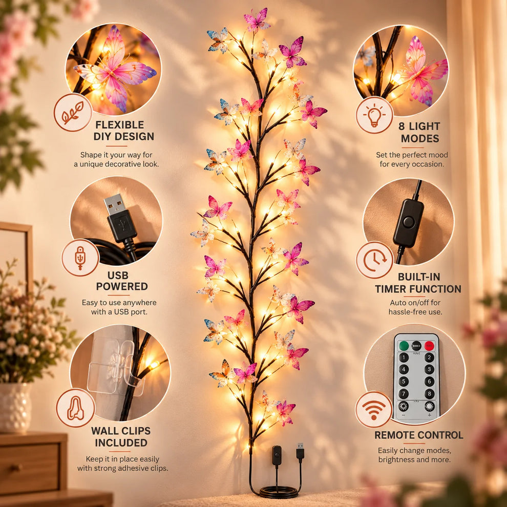 Beautiful Aura Butterfly Aesthetic Lights