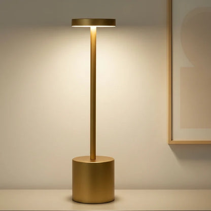 Touch LED Table Lamp – Minimal Rechargeable, Dimmable & Cordless LED Light