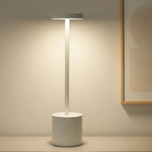 Touch LED Table Lamp – Minimal Rechargeable, Dimmable & Cordless LED Light