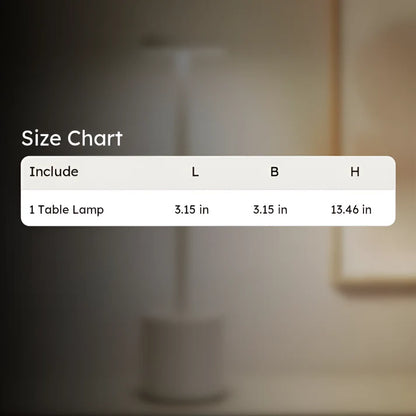 Touch LED Table Lamp – Minimal Rechargeable, Dimmable & Cordless LED Light